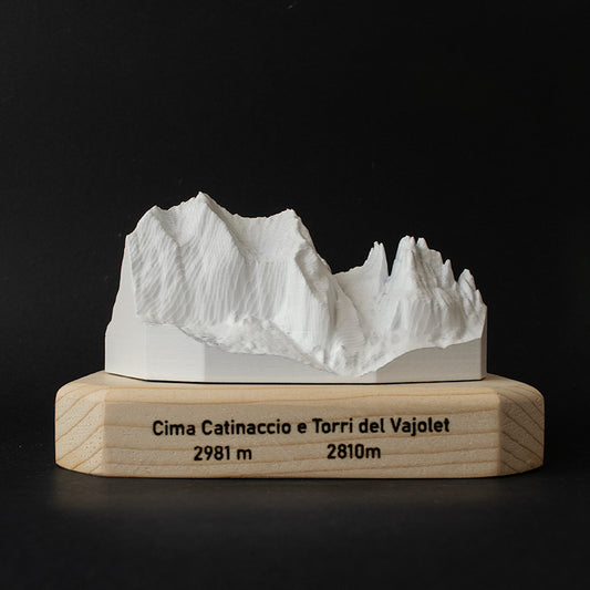 Cima Catinaccio e Torri del Vajolet in miniatura