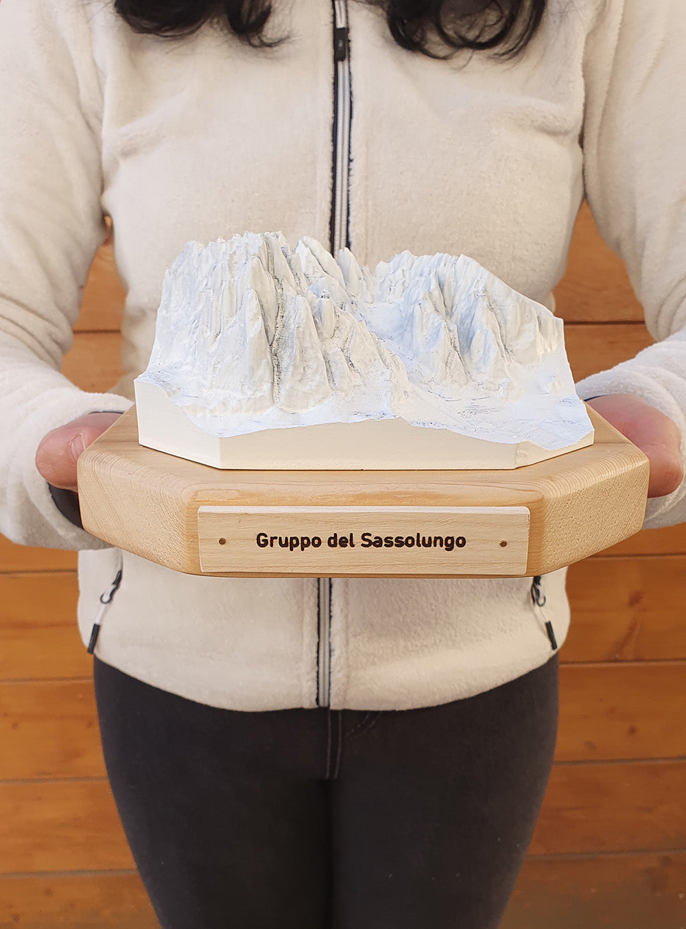 Gruppo del Sassolungo in miniatura