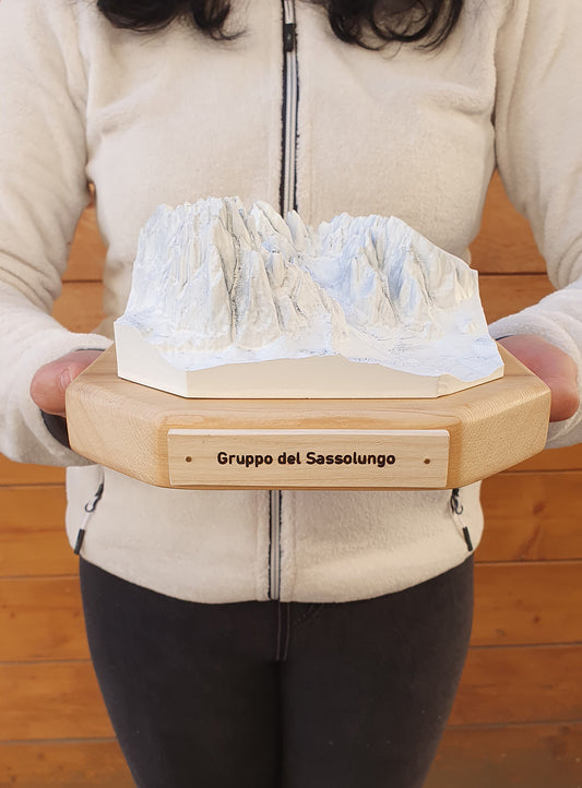 Gruppo del Sassolungo in miniatura