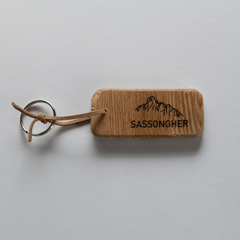 portachiavi legno Dolomiti Sassongher