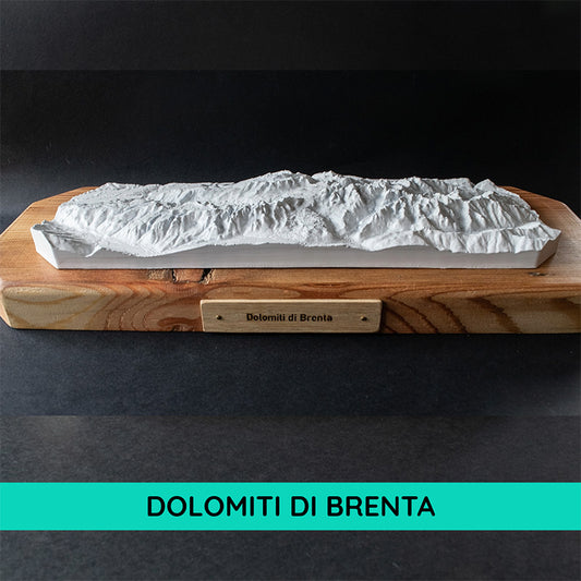 Dolomiti di Brenta in miniatura montagne 3D