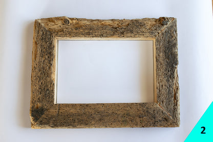 Cornici artigianali in legno antico - Formato A4 (20x30 cm)