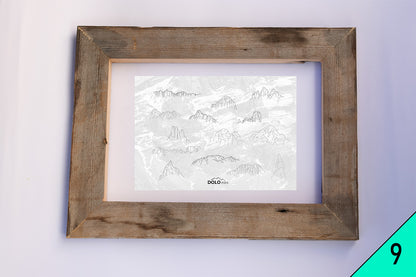 cornici fotografiche legno