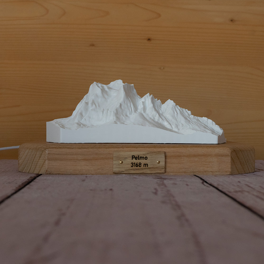 monte pelmo dolomiti in miniatura lampade