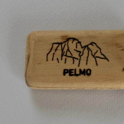 portachiavi legno Dolomiti  Pelmo