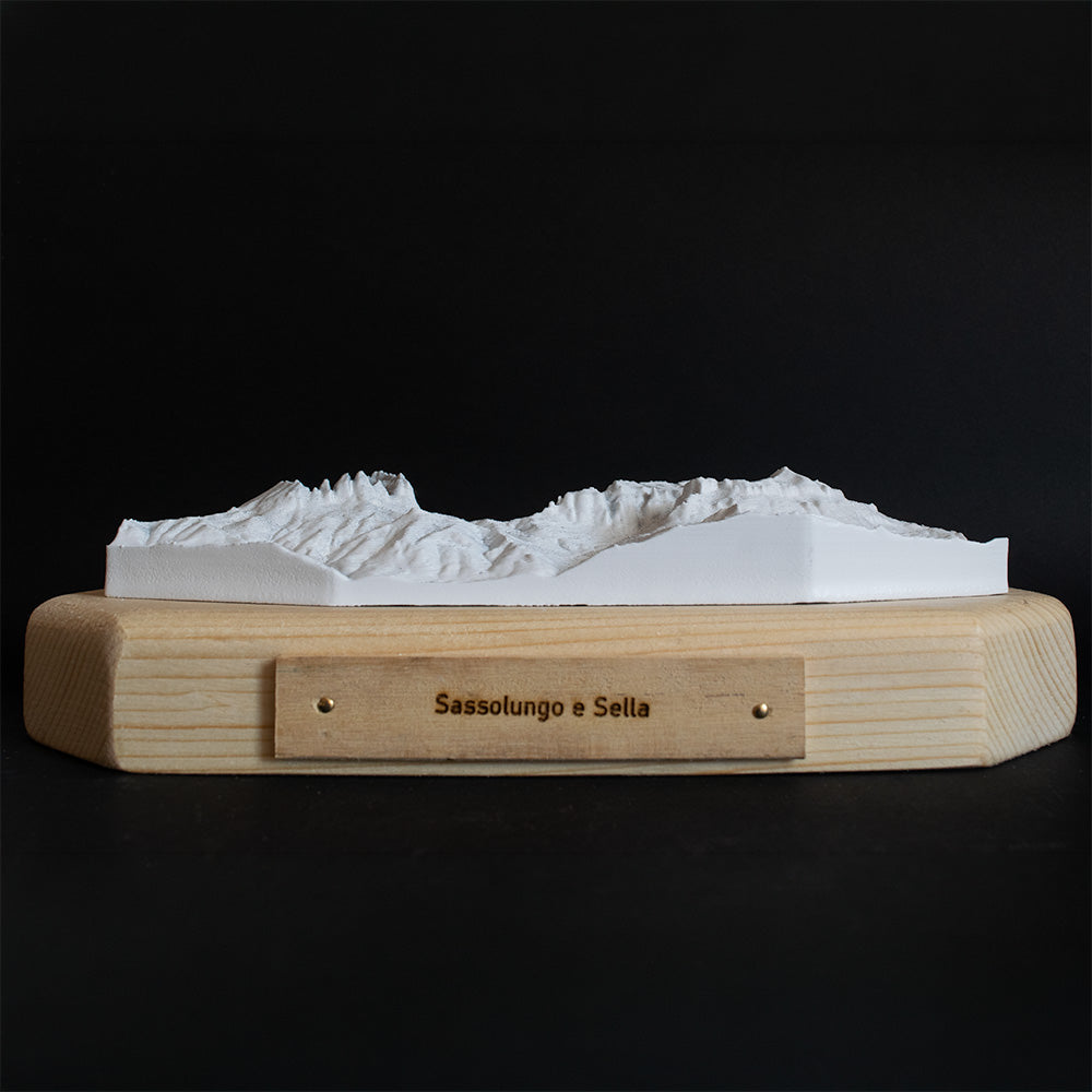 Sella e Sassolungo in miniatura