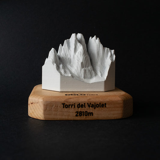 torri del vajolet in miniatura