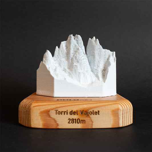torri del vajolet in miniatura