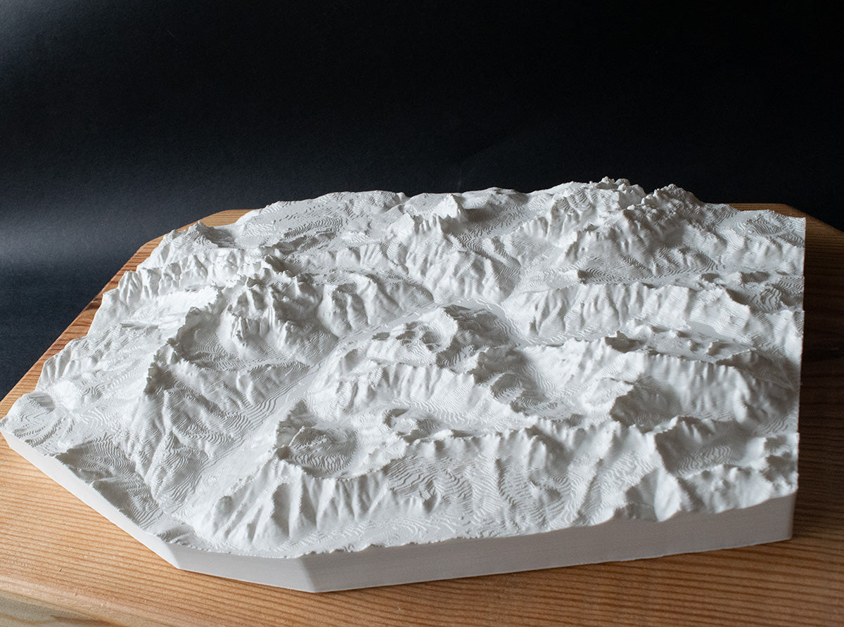 Val di Fassa 3D montagne in miniatura